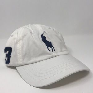 Ralph Lauren Polo Big Pony Hat (white)
